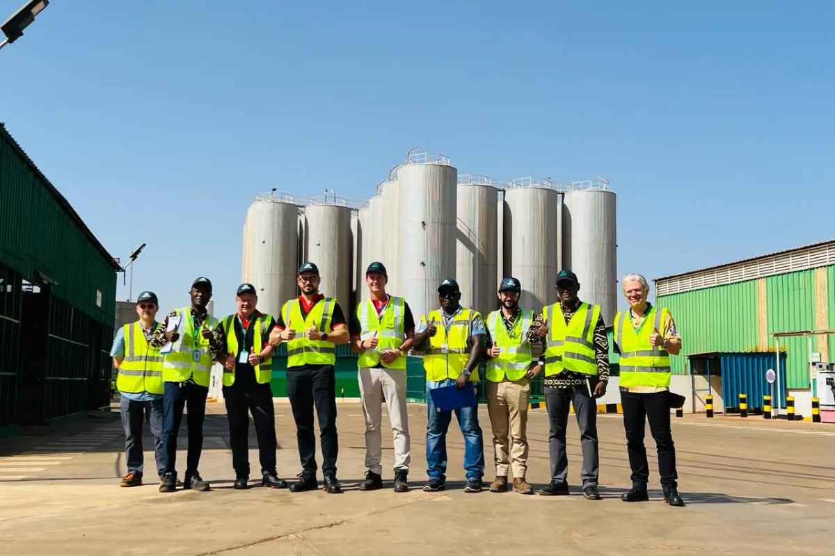 BRAKINA reçoit dans ses locaux Monsieur Grégory CLERC , Directeur Général du groupe Castel pour une visite stratégique